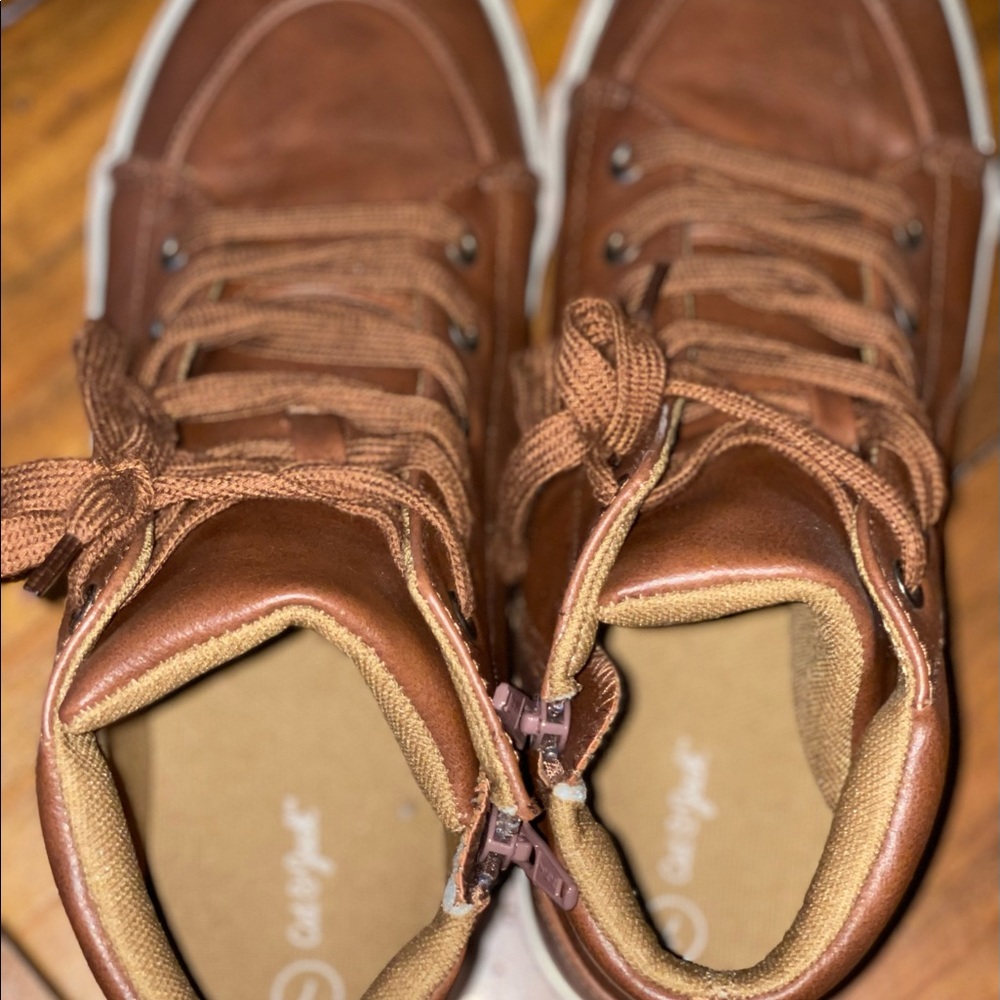 Cat & Jack boys brown boots size 7
